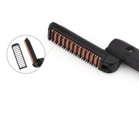 Hot Air Massaging Straightening Brush Hair Fast Heating Styling Tool Multifunctional Comb Beard Amazon Selling Straight