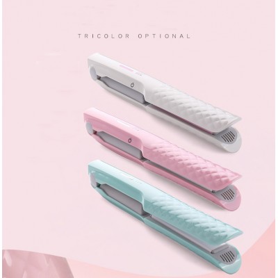 wireless mini travel hair straighter ceramic coating hair straightener easy carry flat iron wireless mini travel hair str