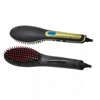 New arrival digital hot brush with digital LCD display for hair straightener