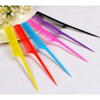 new style plastic tail comb professional hair straightening comb