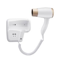 Wall mounted Hotel bathroom usb hair dryer