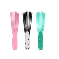 Private label detangling hair brush comb custom logo women hair massage comb with wet/dry or natural hair